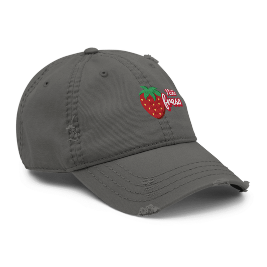 Gorra de niña fresa