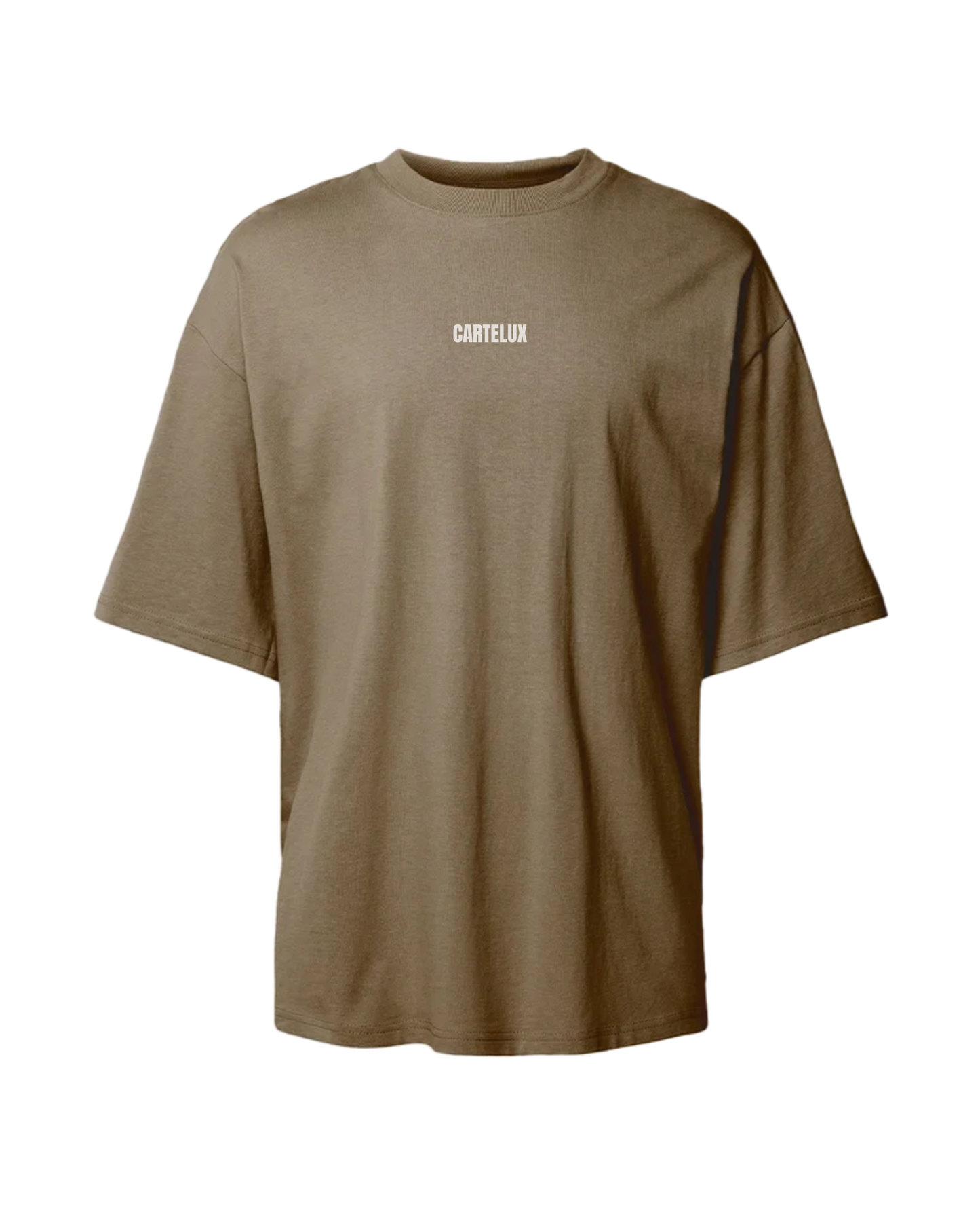 CAMISETA MARRÓN PIEDRA OVERSIZE