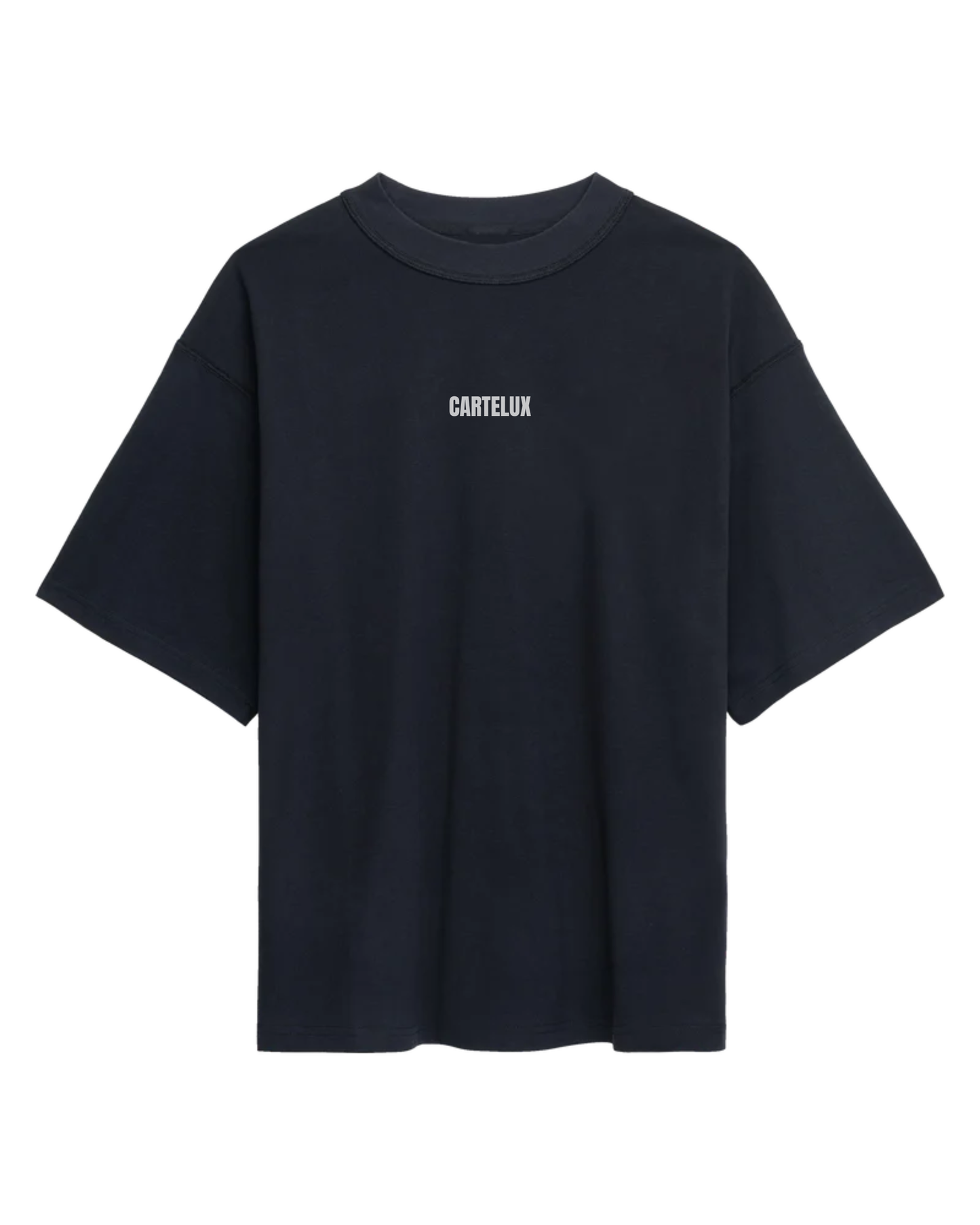 CAMISETA  NEGRA LAVADA