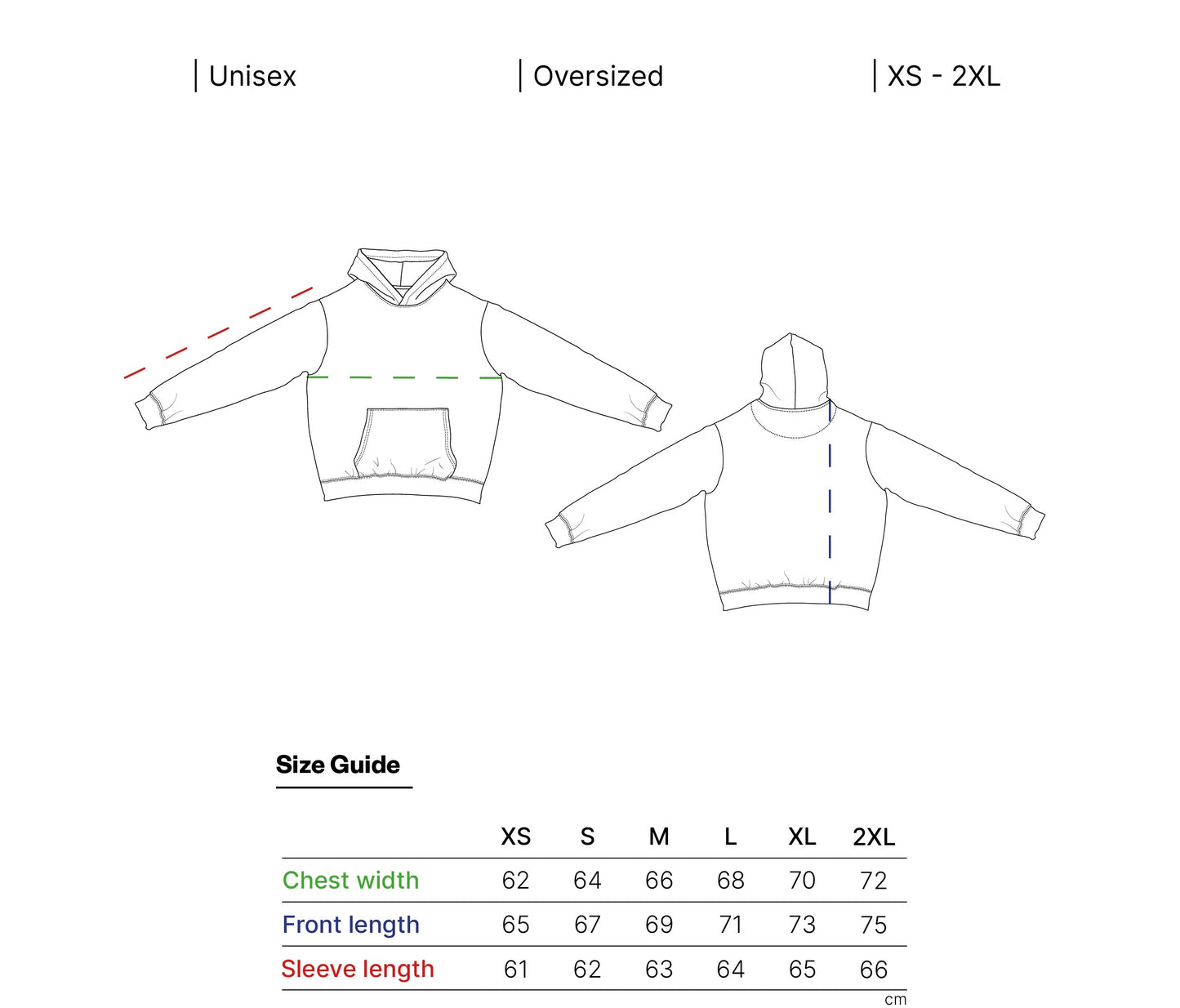 Sudadera Oversize CARTELU® 350 GSM UNISEX