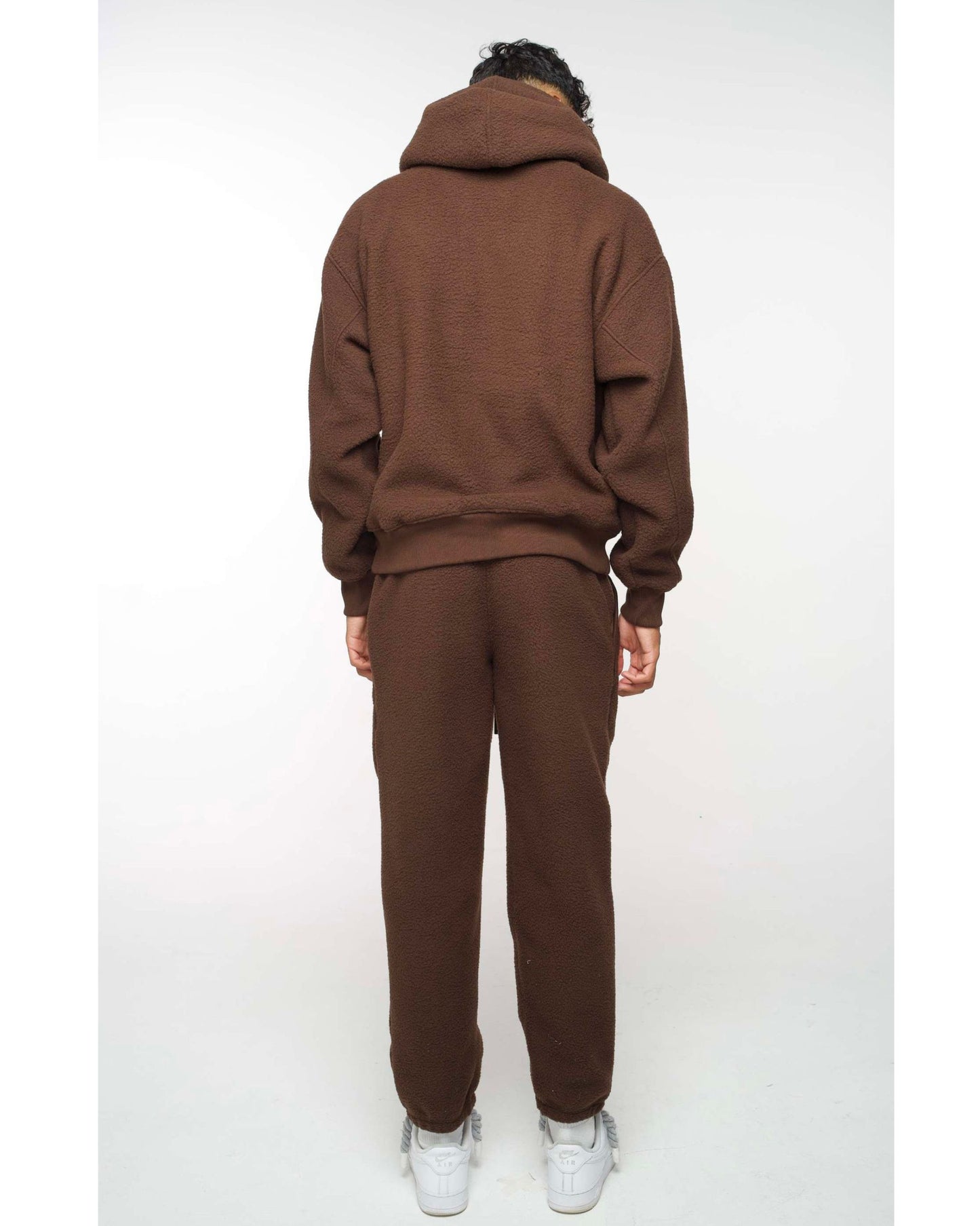 Pantalón Jogger Polar Oversize Marrón 500 GSM – Cartelu