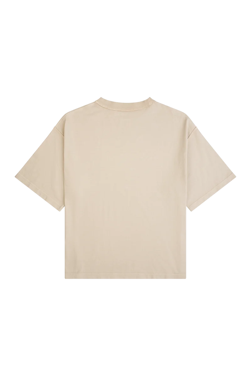 CAMISETA BLANCA PIEDRA LAVADA OVERSIZE