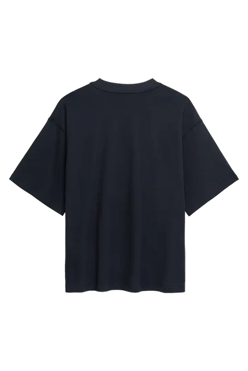 CAMISETA  NEGRA LAVADA