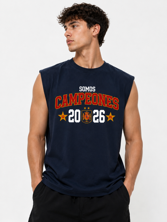 camiseta sin manga SOMOS CAMPEONES