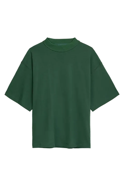 CAMISETA  VERDE ENEJO LAVADO OVERSIZE